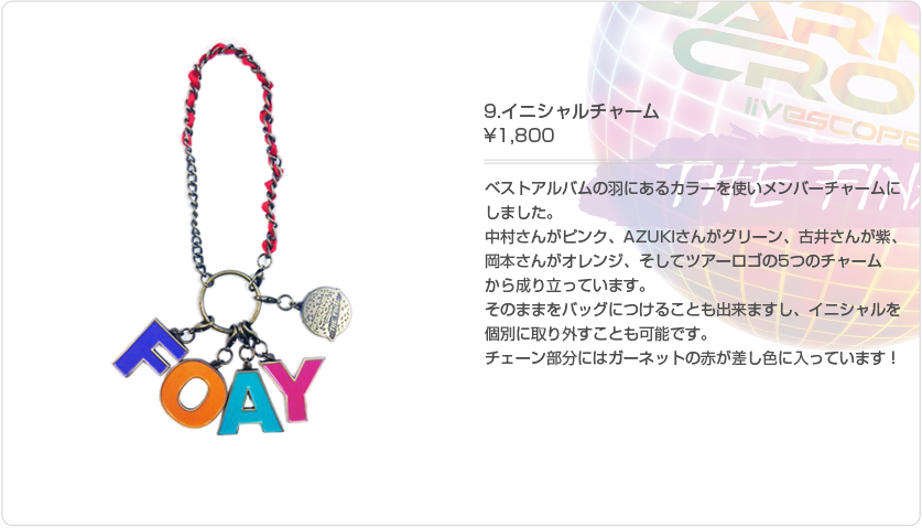 GARNET CROW ガーネットクロウ オフィシャルグッズ アクセサリー GARNET CROW